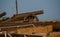 Cannons at Mehrangarh or Mehran Fort, located in Jodhpur, Rajasthan, India