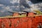 Cannons on Old Red Stone Fort Wall