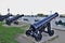 Cannons on a promenade