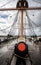 Cannons on the Top deck of HMS Warrior in Portsmouth Dockyard, Hampshire, UK
