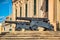 Cannons under the walls of the city of Valletta, the capital of Malta