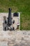 Cannons in Upper Barrakka Gardens with Cannonballs, Valletta, Malta, Europe.