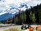 Cannons are used to for avalanche control in Rogers Pass British Columbia