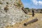 Cannons in the Venetian Castle of Agia Mavra - Greek island of Lefkada