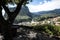 Cannons at the viewpoint over Faial and the Penha de Ãguia or eagle rock, Madeira, Portugal