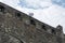 Cannons on the wall of Edinburgh castle