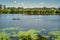 Canoe and board of the Des Milles Iles river in Laval