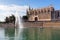 Canoe in Cathedral pool of Palma de Mallorca - Spain