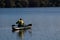 Canoe fisherman