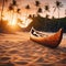 canoe on hawaiian beach