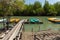 Canoe in mangrove