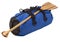 Canoe paddle and waterproof duffel