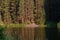 Canoe Resting on Remote Lakeâ€™s Shore