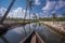 Canoe ride through backwater canals in Munroe Island