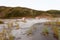 Canoe tent camp at Yukon River in taiga wilderness