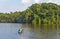 Canoe Transport in the Amazon Rainforest, Ecuador