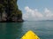 Canoeing around Hong Island, Thailand