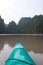 Canoeing in Halong Bay