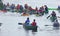 Canoeing Kayaking down the river Bann Ireland