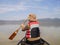 Canoeing on Lake Patzcuaro