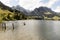 Canoeing on lake Schwarzsee