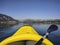 Canoeing scene on Lake Pusiano