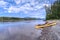 Canoeing South Nahanni River