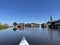 Canoeing towards the village Oosthem