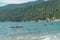 Canoes on Kastani beach, Skopelos island