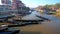 Canoes in Nyaungshwe, Myanmar