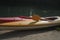 Canoes on the sand