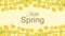 Canola flowers frame background - Included the word