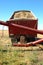 Canola Harvest and Red Truck