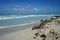 Canon beach. Magnificent ocean landscape. Cayo Santa Maria, Cuba.