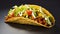 Canon Eos 5d Mark Iv: Taco On Black Background