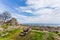 Canon looking beyond the Platamon fortress\'s wall