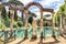 The Canopus, ancient pool in Villa Adriana, Tivoli, Italy