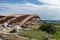 Canopy over the ruins of the ancient city, Cyprus, Kourion