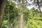 Canopy walkway in Kakum National Park, Ghana, West Africa