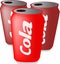 Cans of cola