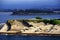 Cantabrian coast in Santander, the Bay of Biscay, Atlantic Ocean, Spain