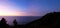 Cantabrian sea and sunset in the lighthouse