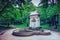 Cantacuzino fountain in Carol Park Bucharest