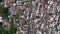 Cantagalo-Pavao-Pavaozinho Favelas. Rio de Janeiro, Brazil. Aerial View. Vertical Video