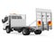 Canter Cargo Truck Isolated