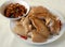 Cantonese cuisine white cut chicken with sauce