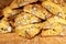 Cantucci Tuscany Italy - Typical dry biscuits with almonds