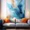 Canvas alive with fluid blue strokes, an artistic tapestry of dynamic backgrounds