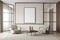 Canvas in elegant beige living room seating area