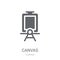 Canvas icon. Trendy Canvas logo concept on white background from